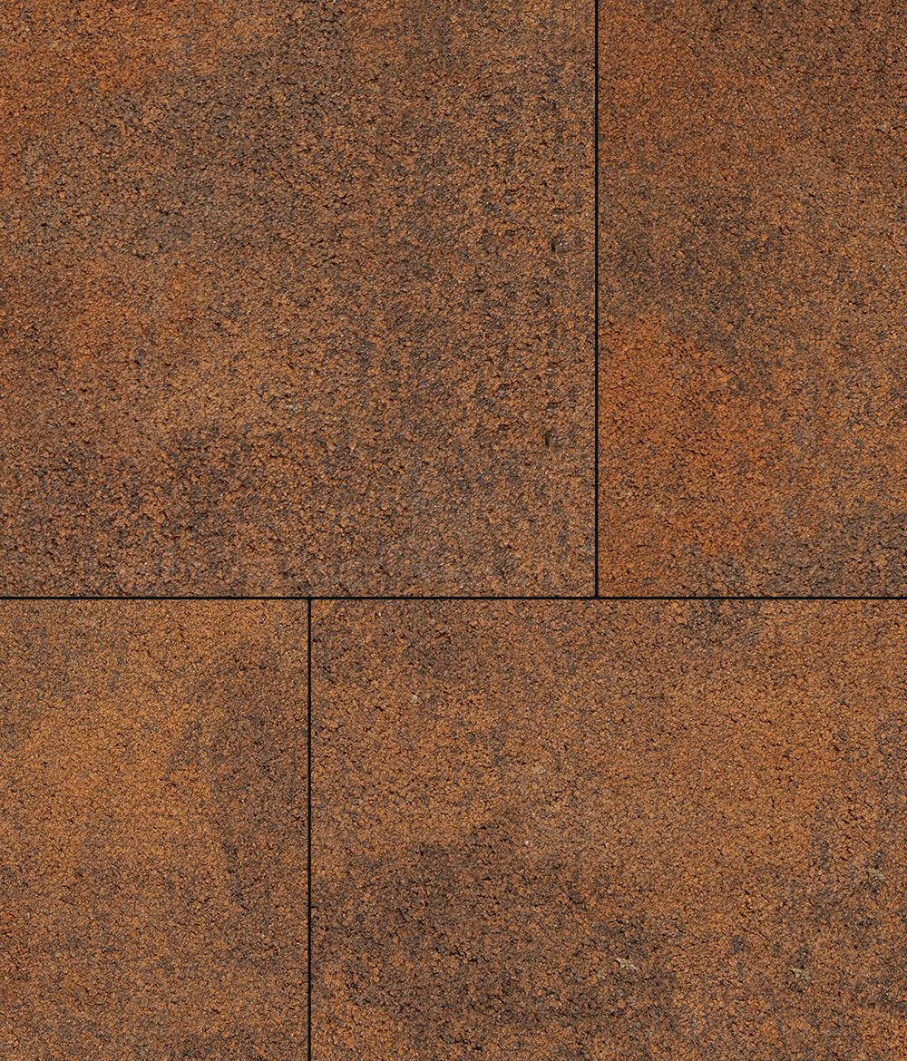 Тротуарная плитка Квадрум 600 ✕ 600 Листопад гранит Саванна 80