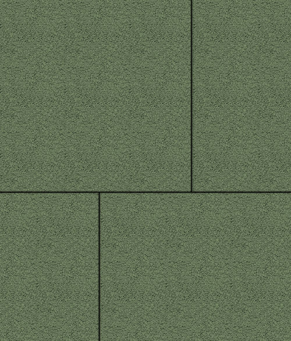 Тротуарная плитка Квадрум 600 ✕ 600 Гранит Зеленый 80