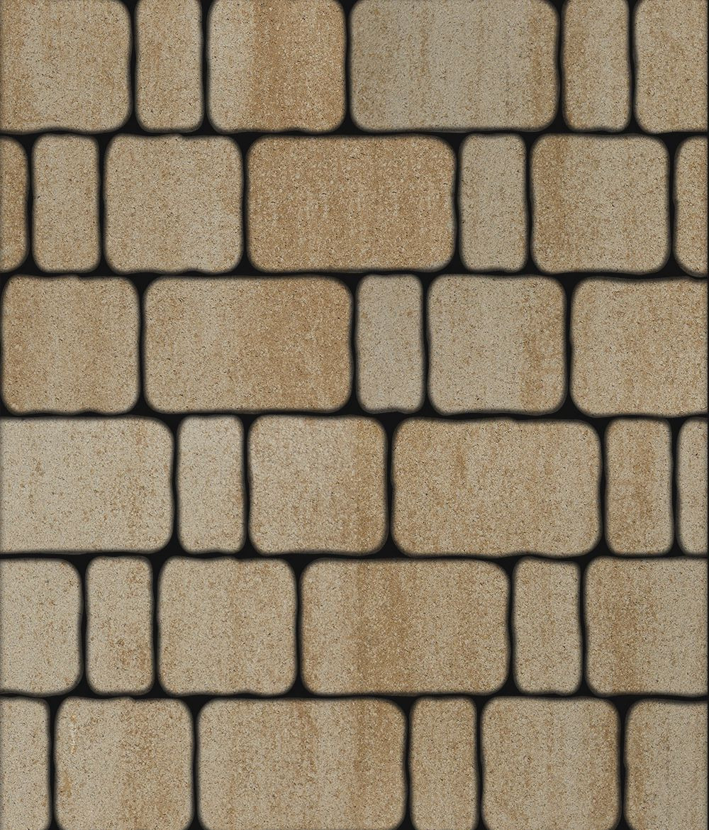 Тротуарная плитка Бержерак Искусственный камень Степняк 60