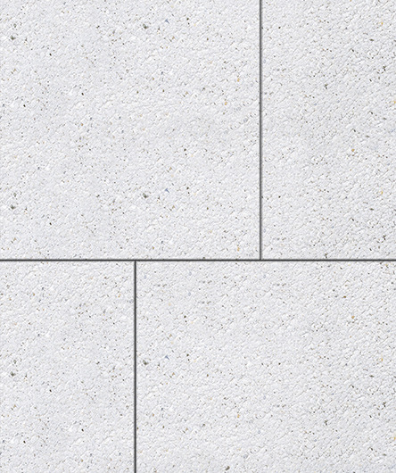Тротуарная плитка Квадрум 600 ✕ 600 Стоунмикс Белый 80