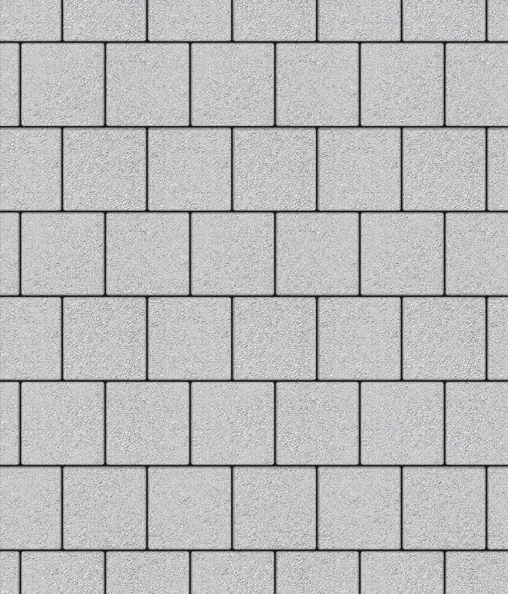 Тротуарная плитка Бельпассо 150 ✕ 150 Стандарт Белый 60