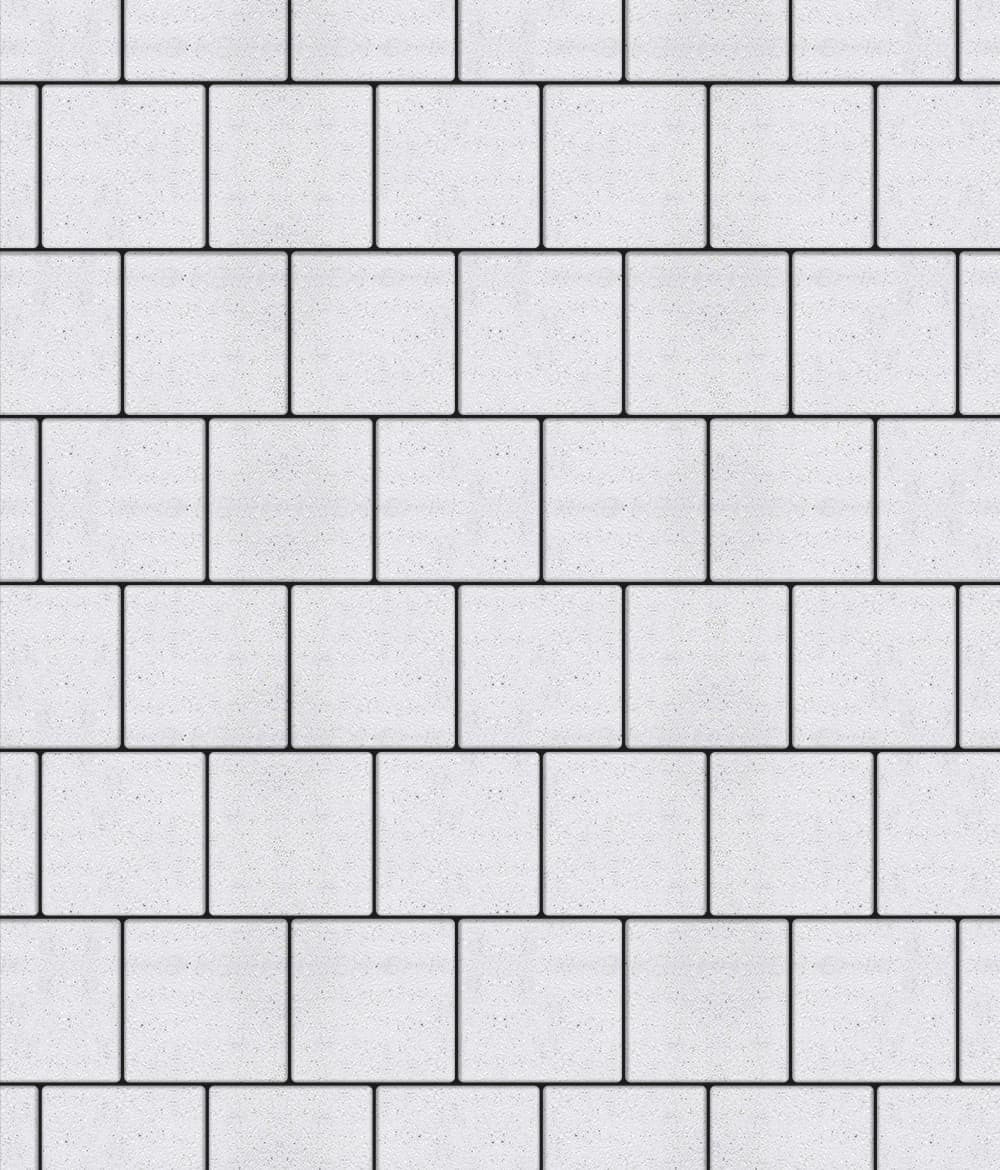 Тротуарная плитка Бельпассо 150 ✕ 150 Стоунмикс Белый 60