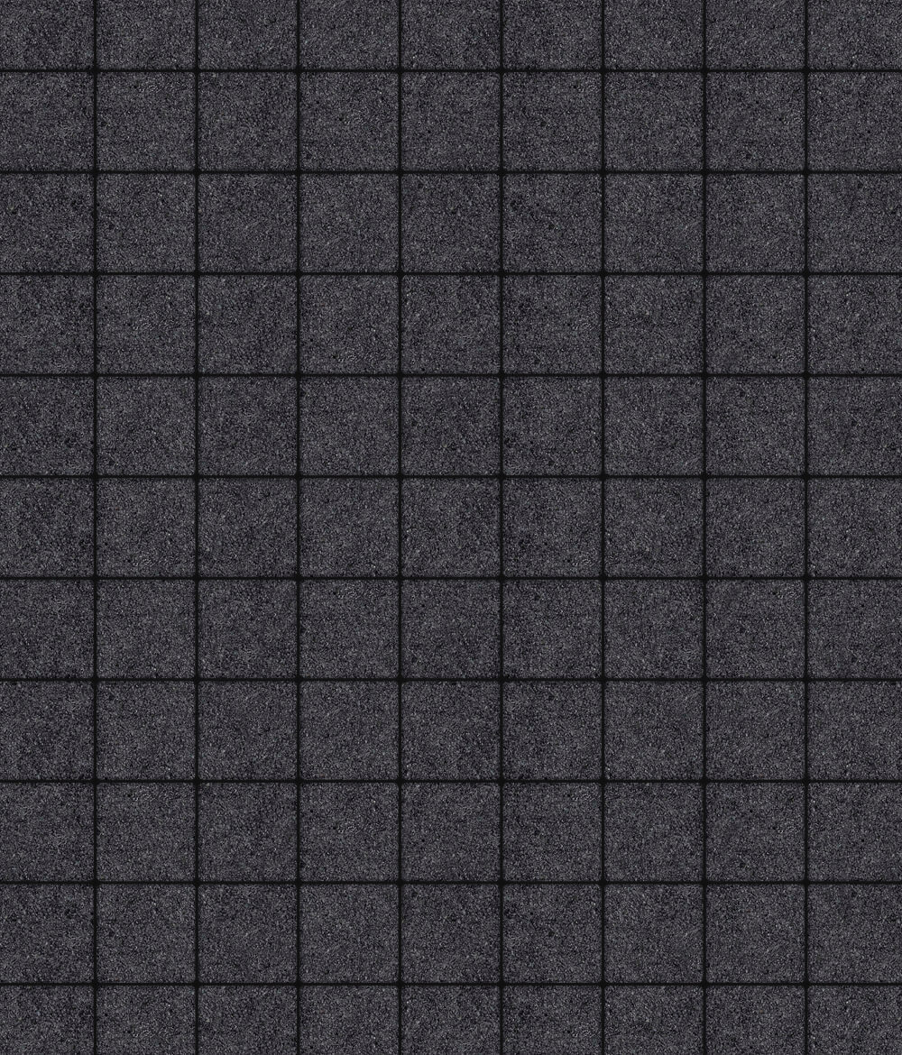 Тротуарная плитка Ла-Линия 100 ✕ 100 Стоунмикс Черный 60