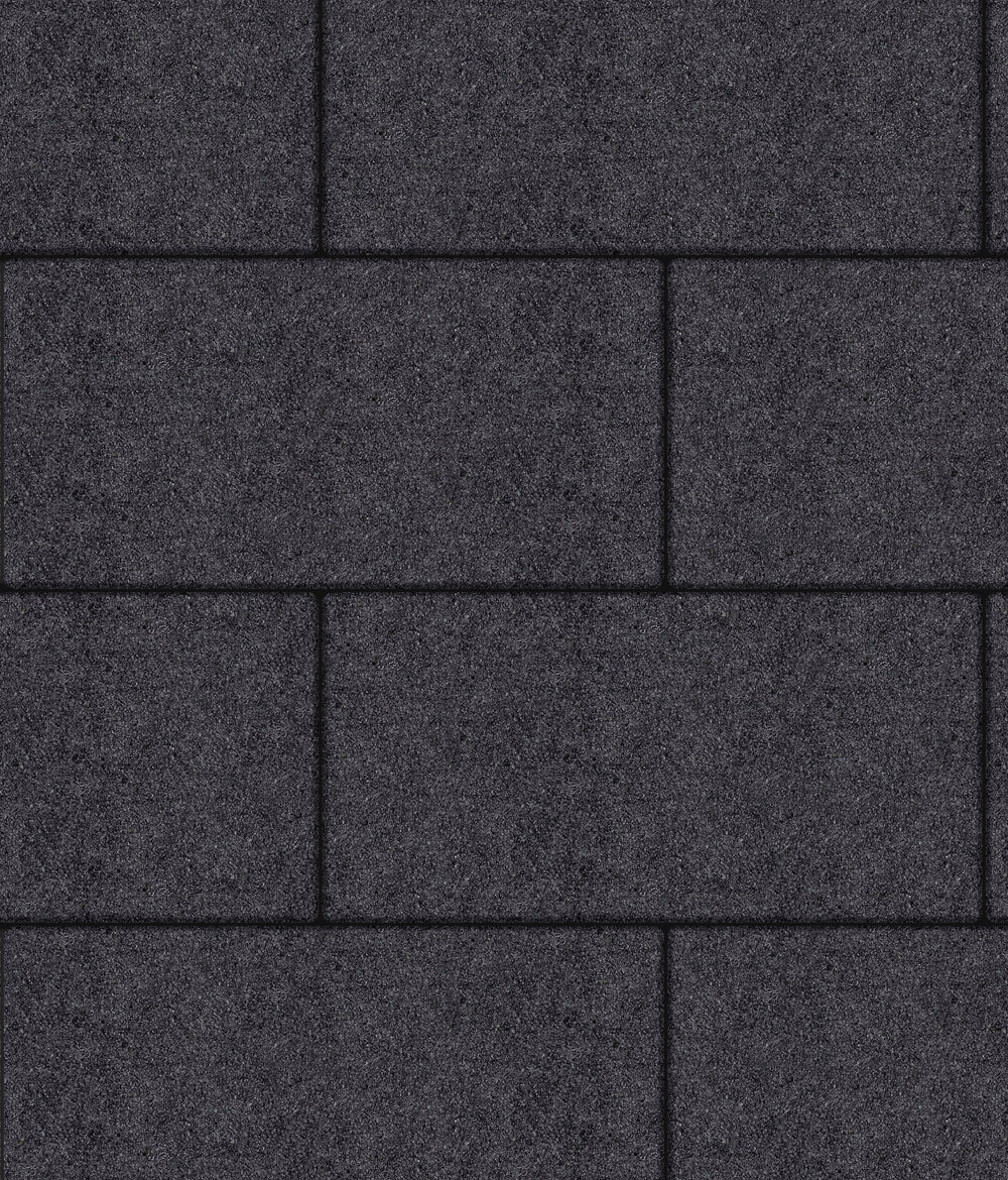 Тротуарная плитка Ла-Линия 600 ✕ 300 Стоунмикс Черный 80