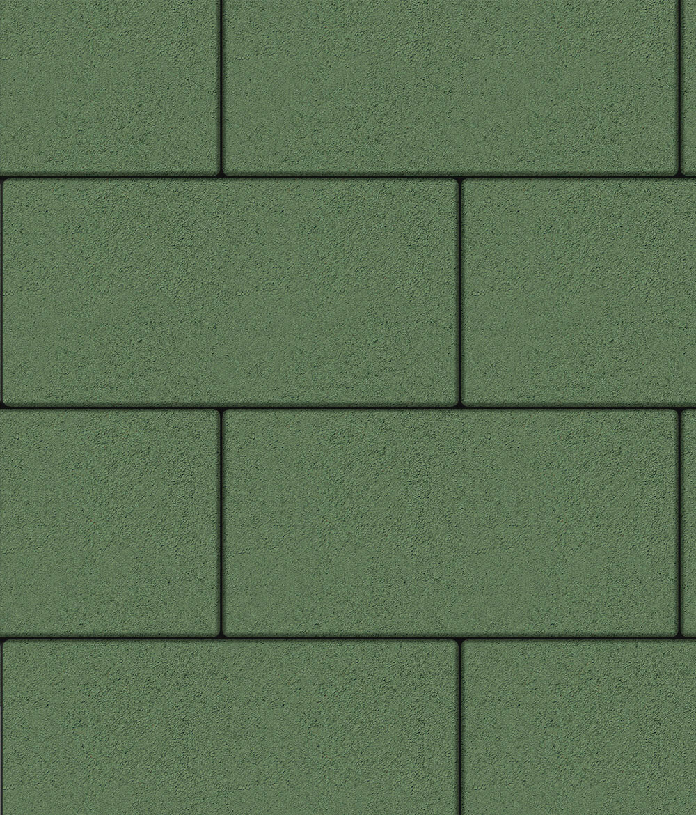 Тротуарная плитка Ла-Линия 600 ✕ 300 Стандарт Зеленый 80