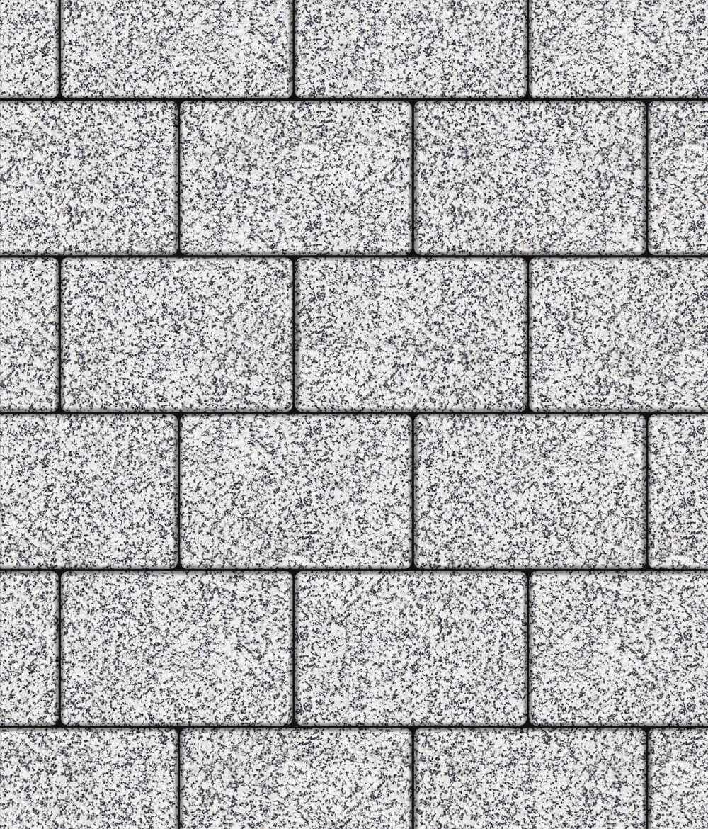 Тротуарная плитка Ла-Линия 300 ✕ 200 Стоунмикс Бело-черный 80