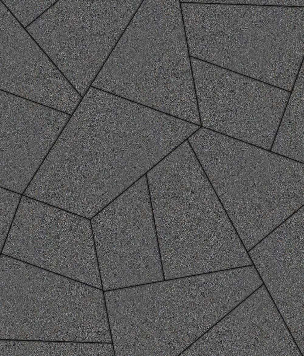 Тротуарная плитка Оригами Стандарт Серый 80