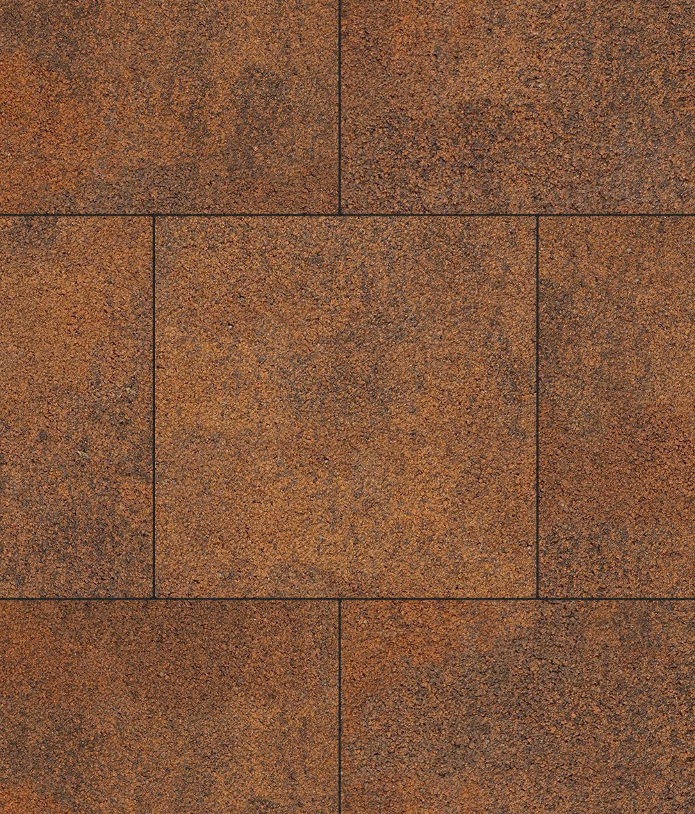 Тротуарная плитка Квадрум 500 ✕ 500 Листопад гранит Саванна 60
