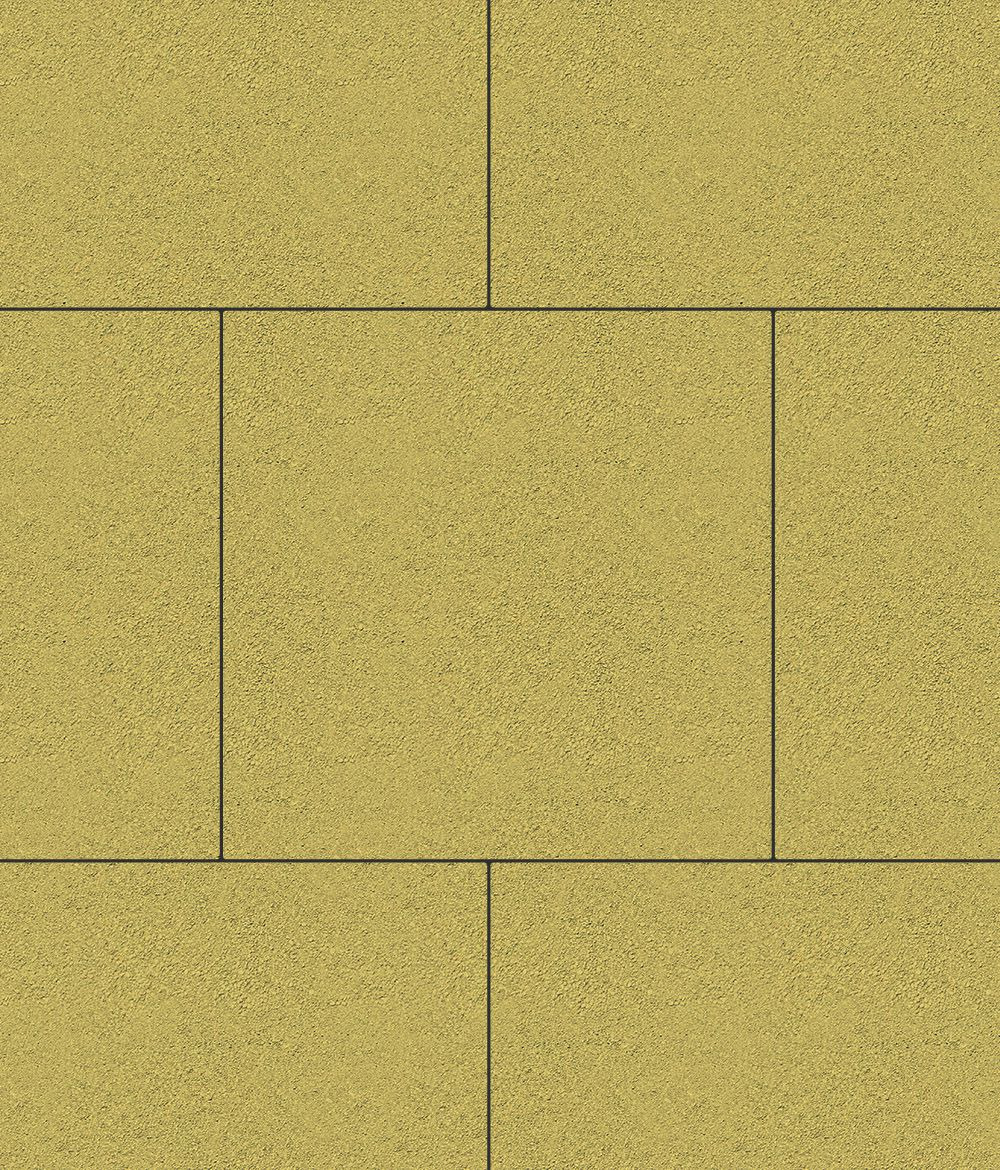 Тротуарная плитка Квадрум 500 ✕ 500 Стандарт Желтый 60