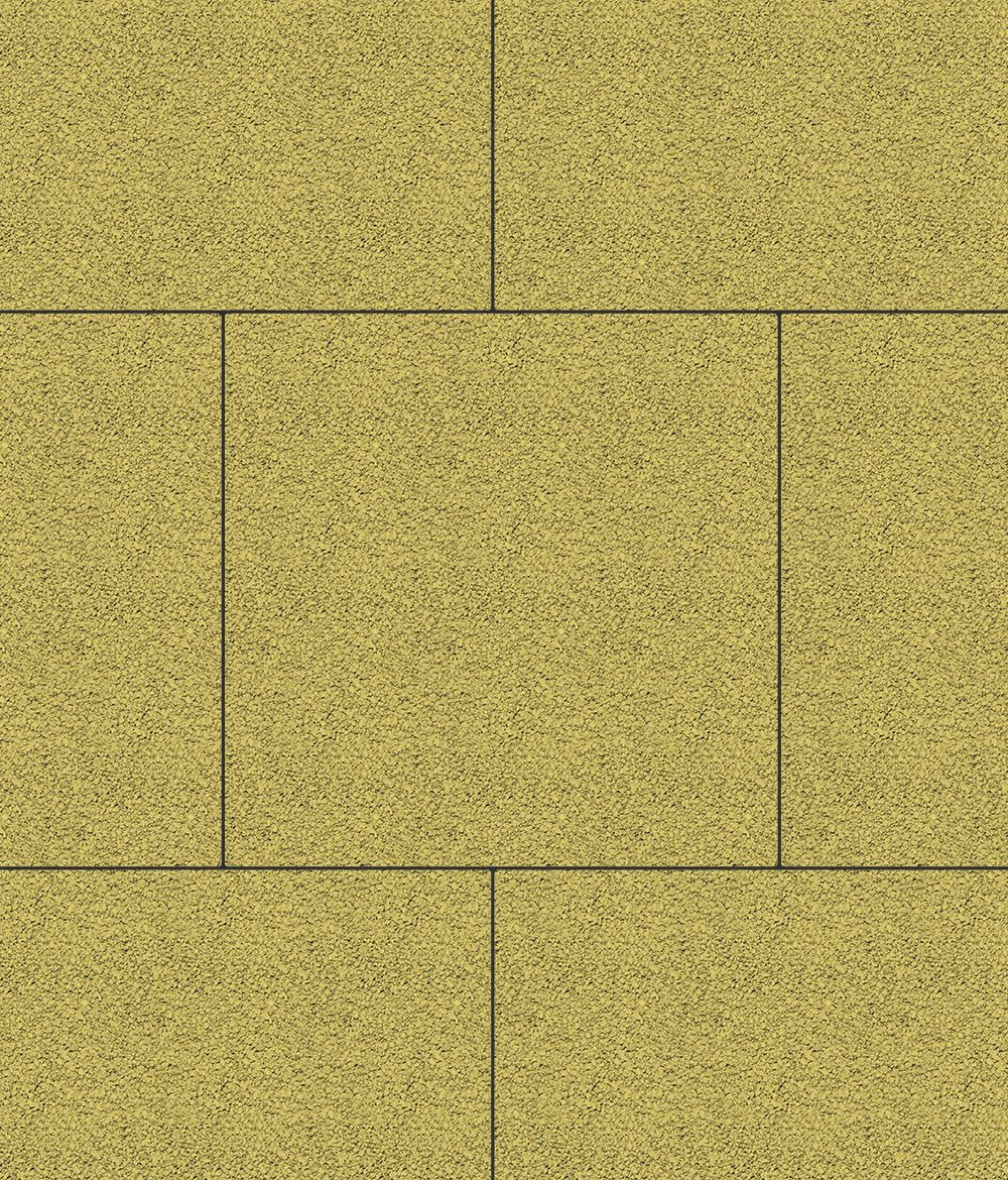 Тротуарная плитка Квадрум 500 ✕ 500 Гранит Желтый 60