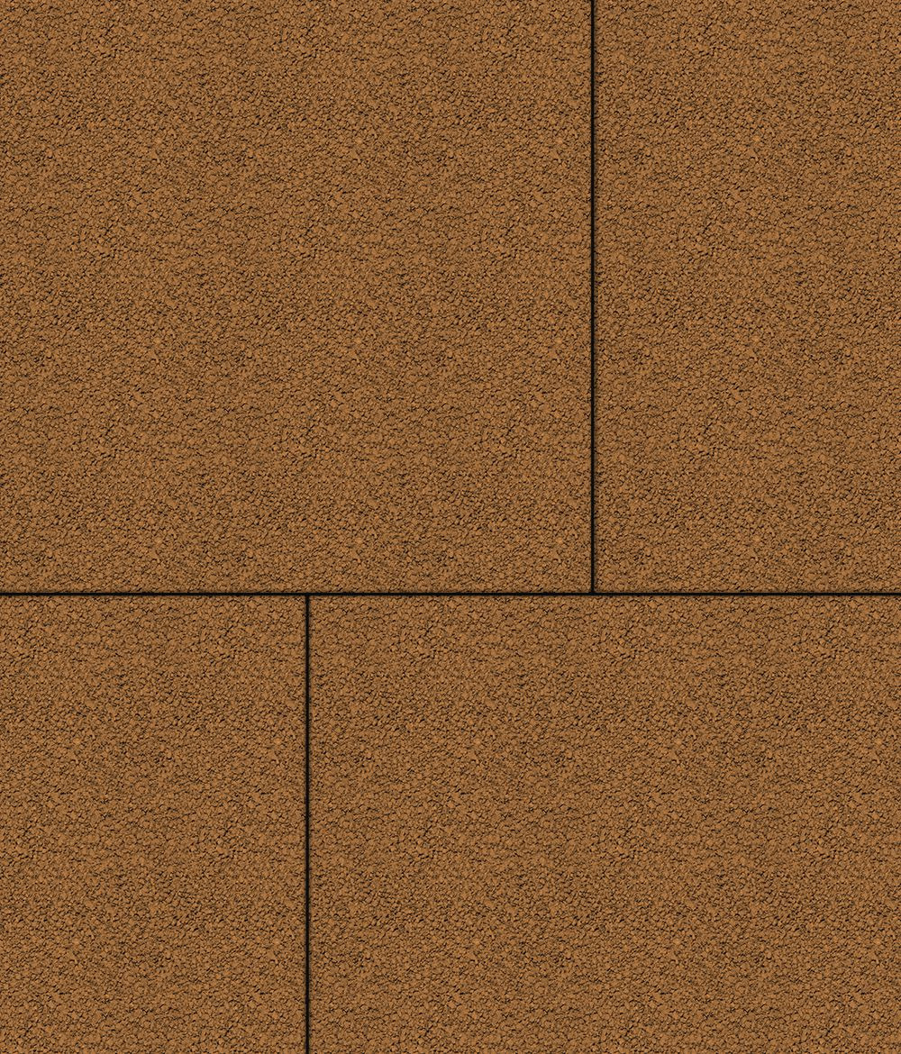 Тротуарная плитка Квадрум 600 ✕ 600 Гранит Оранжевый 80