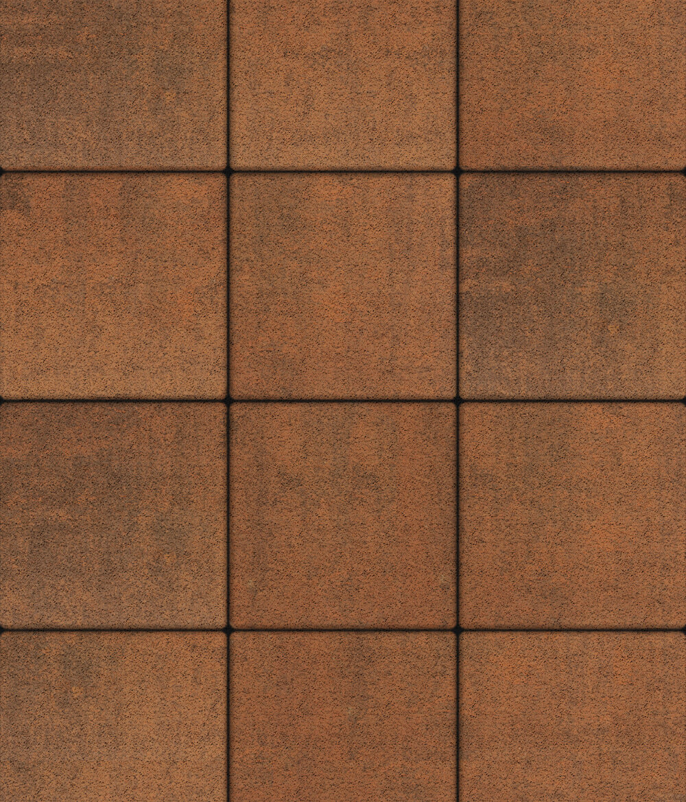 Тротуарная плитка Квадрум 400 ✕ 400 Листопад гранит Сиена 60
