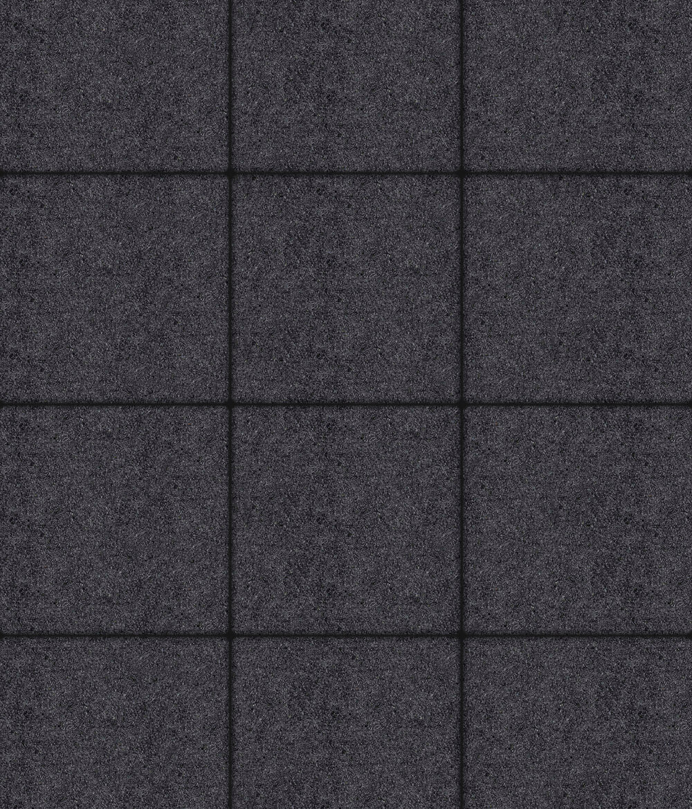Тротуарная плитка Квадрум 400 ✕ 400 Стоунмикс Черный 60