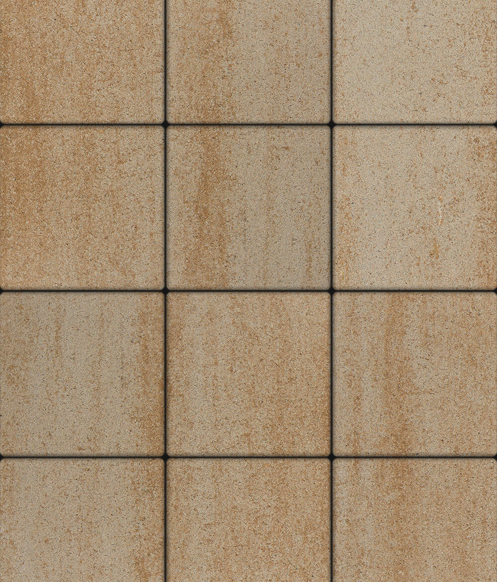 Тротуарная плитка Квадрум 400 ✕ 400 Искусственный камень Степняк 60