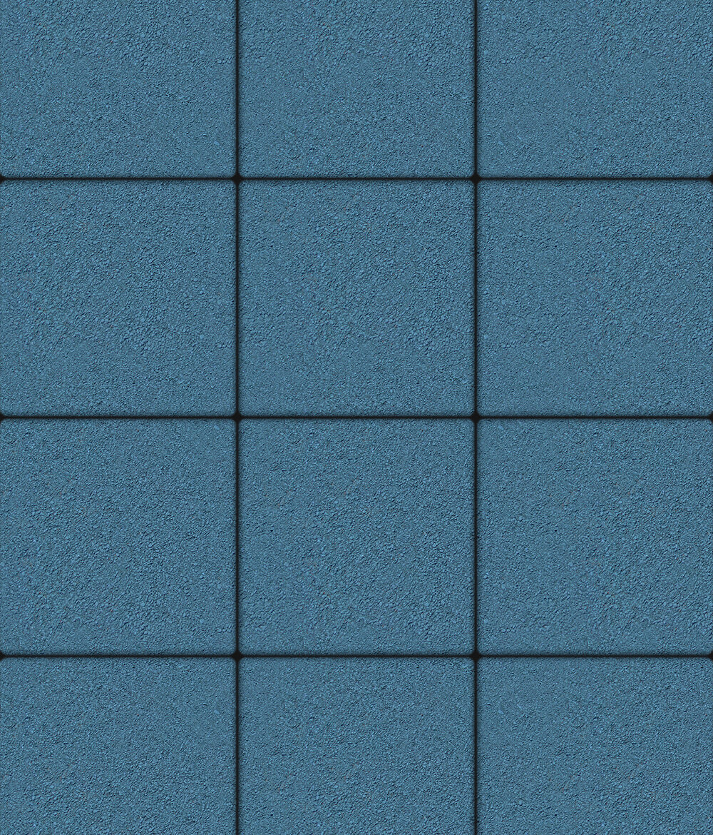 Тротуарная плитка Квадрум 400 ✕ 400 Стандарт Синий 60