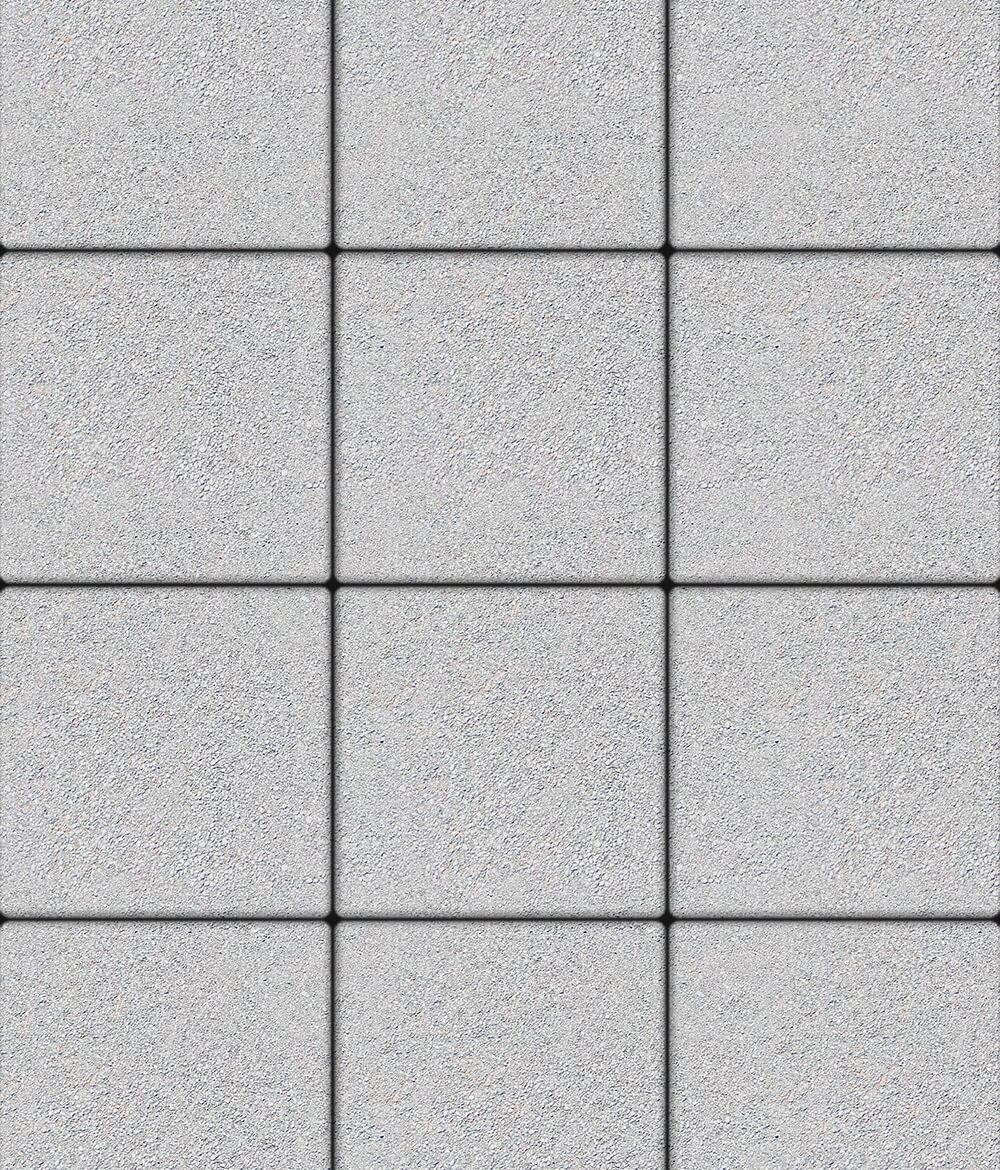 Тротуарная плитка Квадрум 400 ✕ 400 Стандарт Белый 60