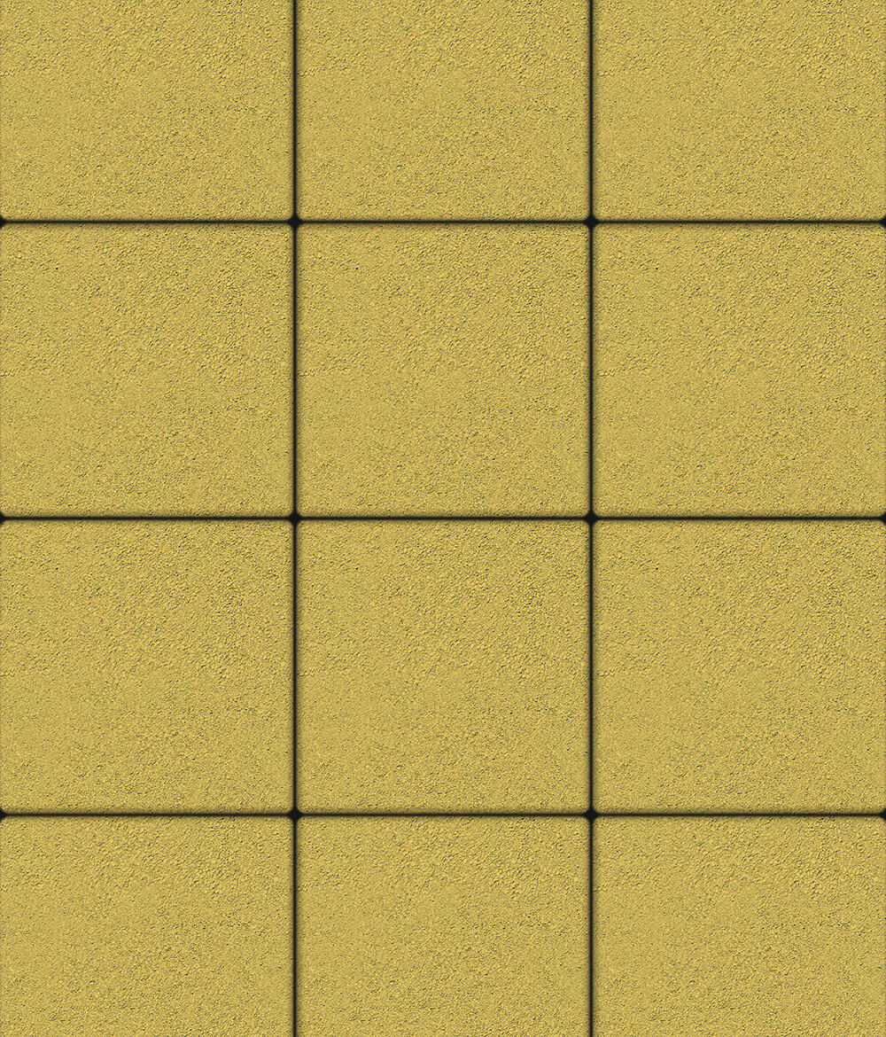 Тротуарная плитка Квадрум 400 ✕ 400 Стандарт Желтый 60
