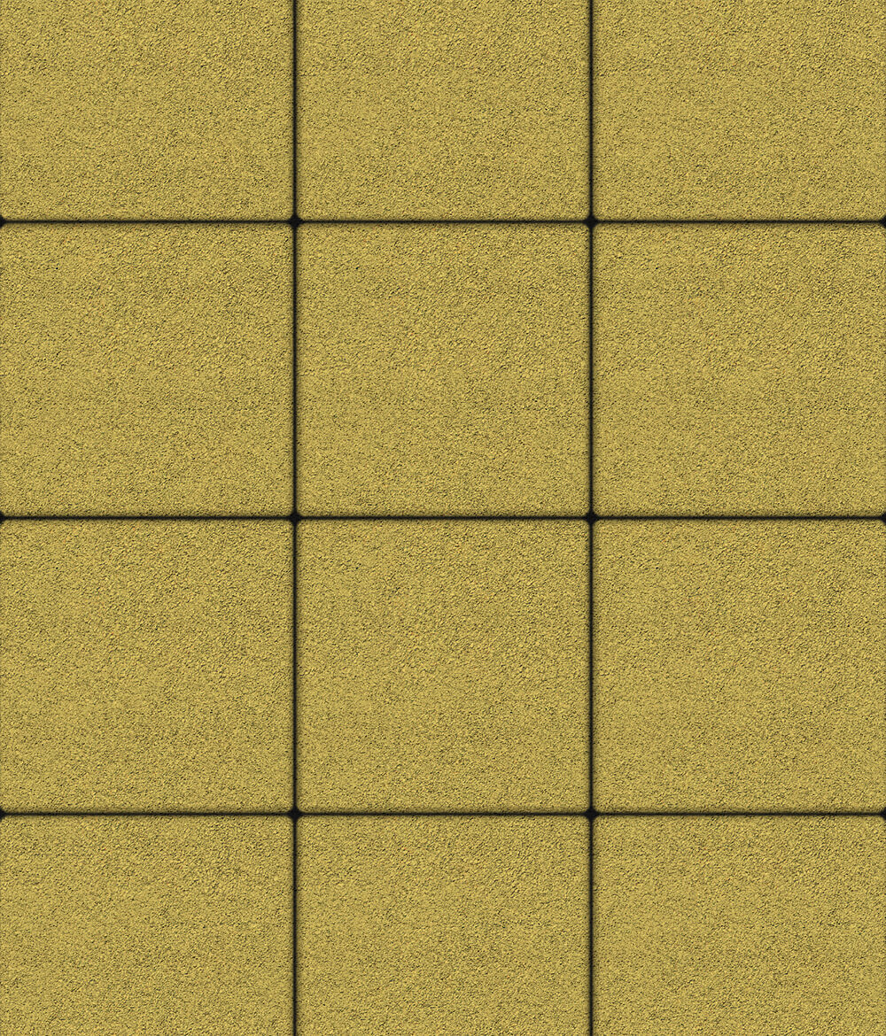 Тротуарная плитка Квадрум 400 ✕ 400 Гранит Желтый 60