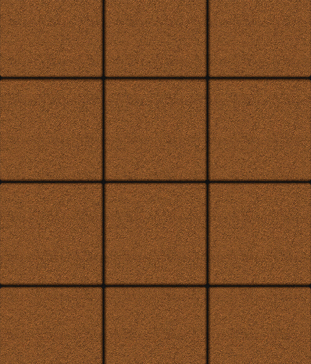 Тротуарная плитка Квадрум 400 ✕ 400 Гранит Оранжевый 60
