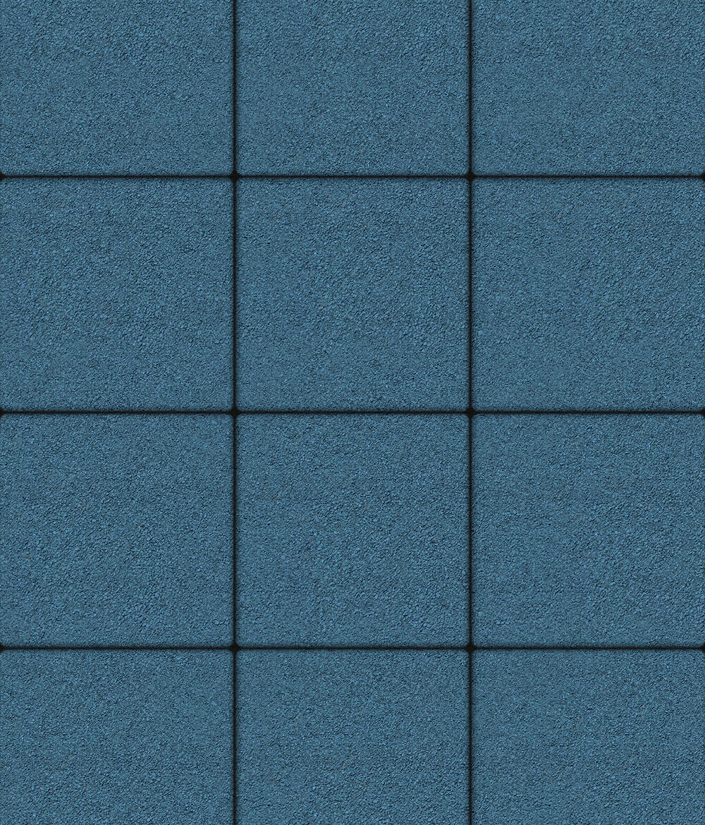 Тротуарная плитка Квадрум 400 ✕ 400 Гранит Синий 60