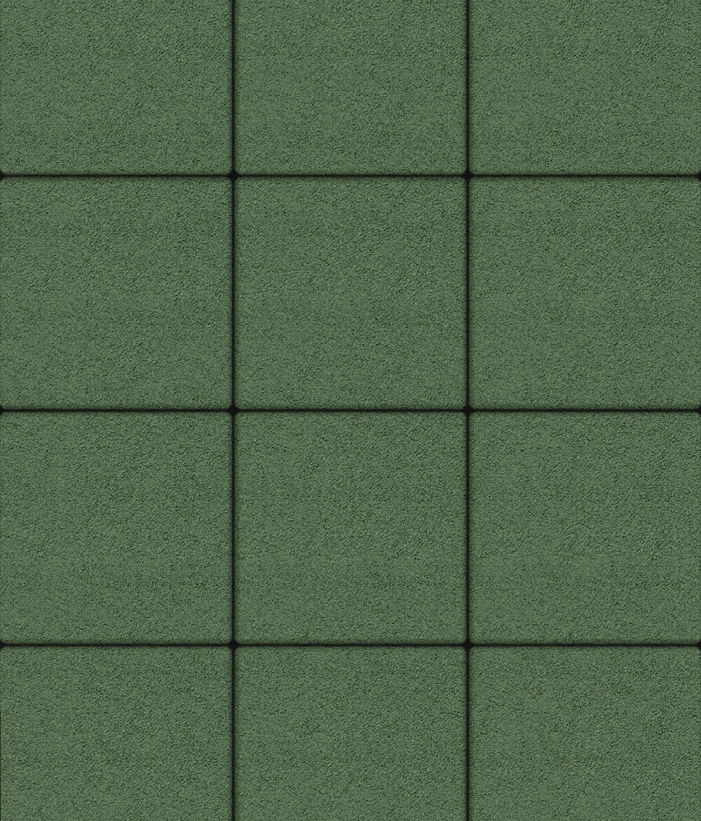 Тротуарная плитка Квадрум 400 ✕ 400 Гранит Зеленый 60
