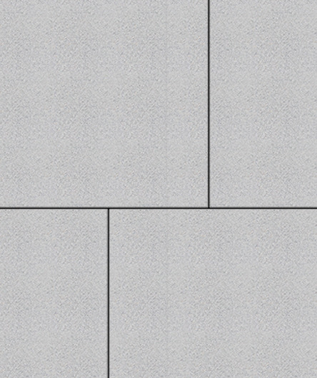 Тротуарная плитка Квадрум 600 ✕ 600 Стандарт Белый 80