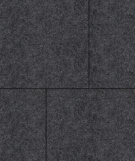 Тротуарная плитка Квадрум 600 ✕ 600 Стоунмикс Черный 80