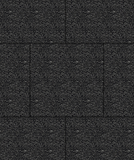 Тротуарная плитка Квадрум 500 ✕ 500 Стоунмикс Черный 60