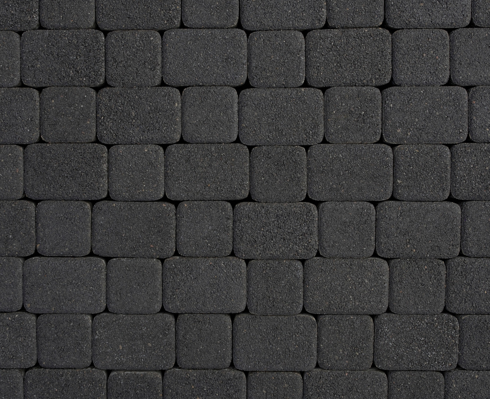 Тротуарная плитка Классико комплект из 2 плит Гранит Черный 60